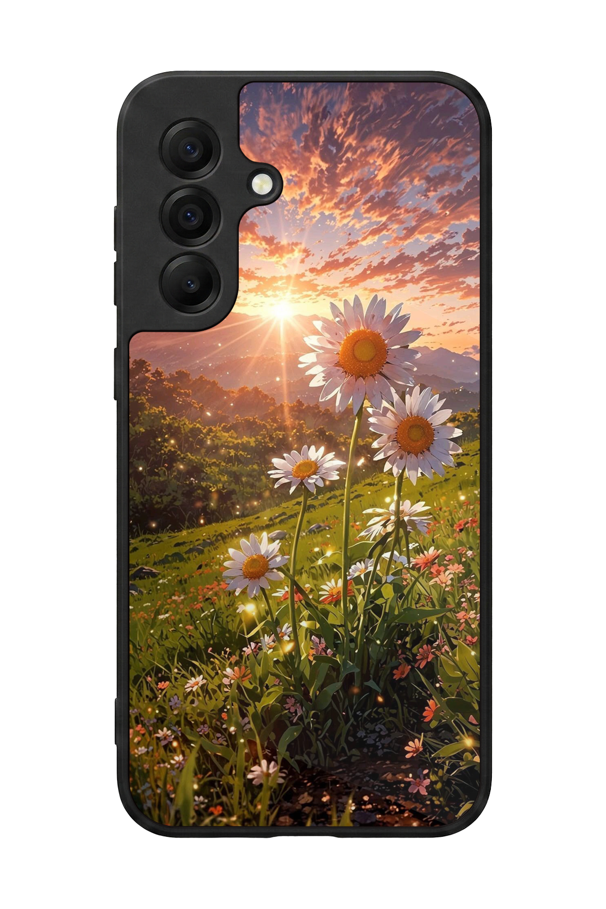 Samsung Galaxy A17 Uyumlu Cicek Tasarımlı Glossy Premium Kılıf
