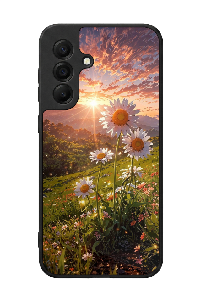 Samsung Galaxy A17 Uyumlu Cicek Tasarımlı Glossy Premium Kılıf