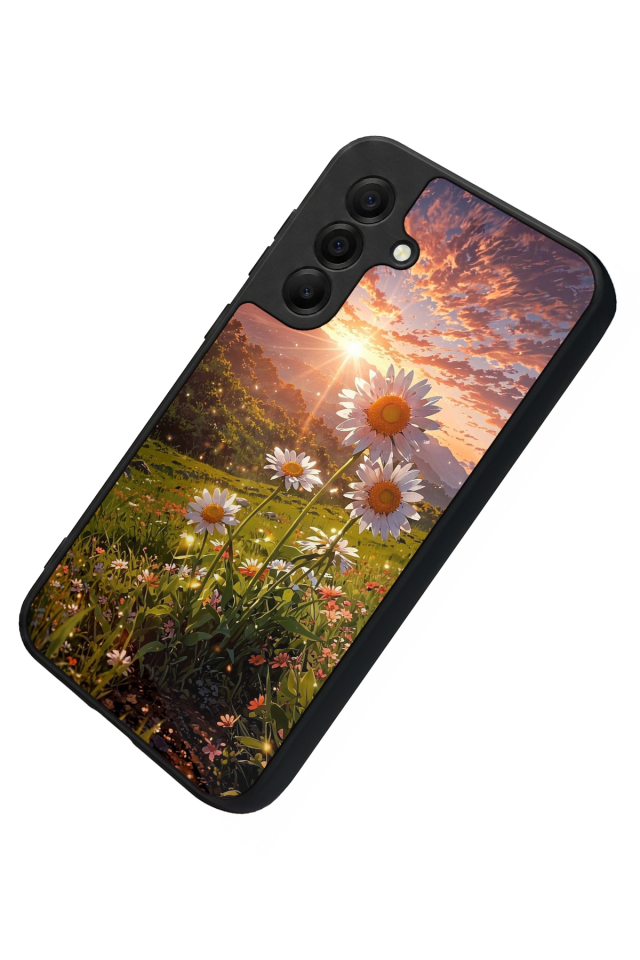 Samsung Galaxy A17 Uyumlu Cicek Tasarımlı Glossy Premium Kılıf