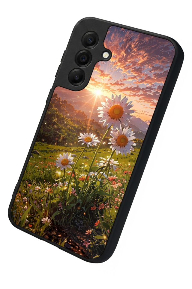 Samsung Galaxy A17 Uyumlu Cicek Tasarımlı Glossy Premium Kılıf
