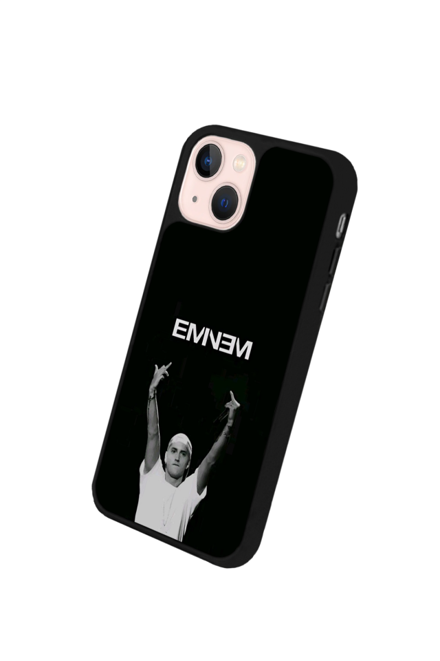 iPhone 14 Plus Uyumlu Eminem Tasarımlı Glossy Premium Kılıf