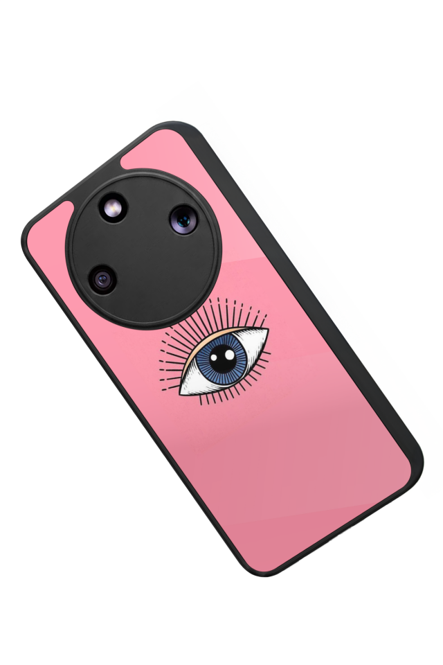 Honor Magic 8 Lite Uyumlu Göz Tasarımlı Glossy Premium Kılıf