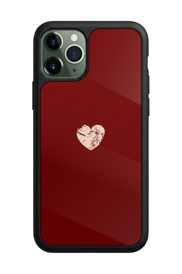 iPhone 11 Pro Uyumlu Kalp Love Tasarımlı Glossy Premium Kılıf