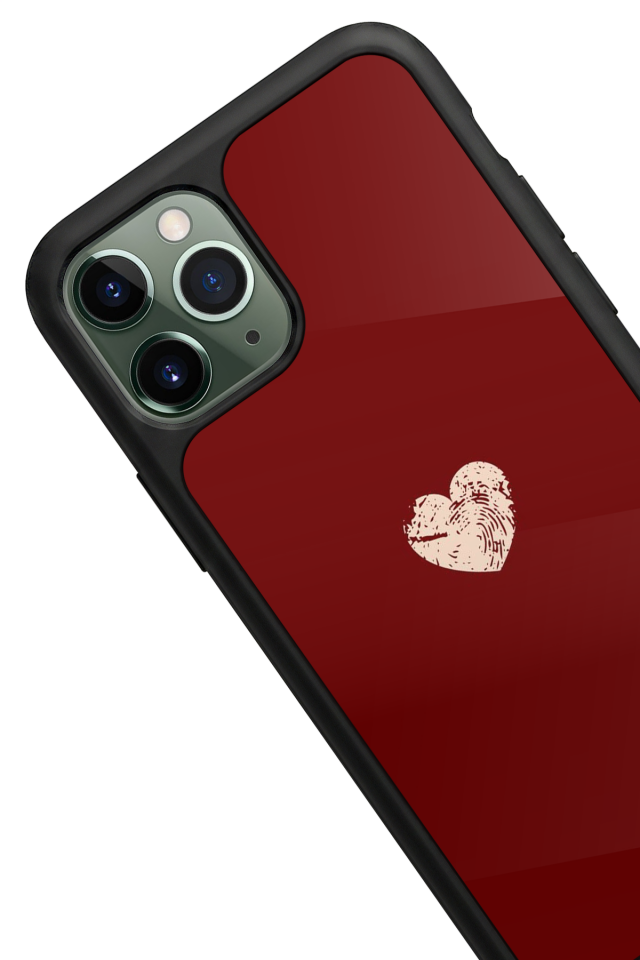 iPhone 11 Pro Uyumlu Kalp Love Tasarımlı Glossy Premium Kılıf