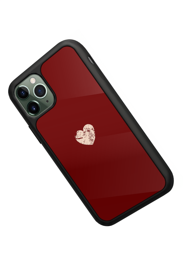 iPhone 11 Pro Uyumlu Kalp Love Tasarımlı Glossy Premium Kılıf