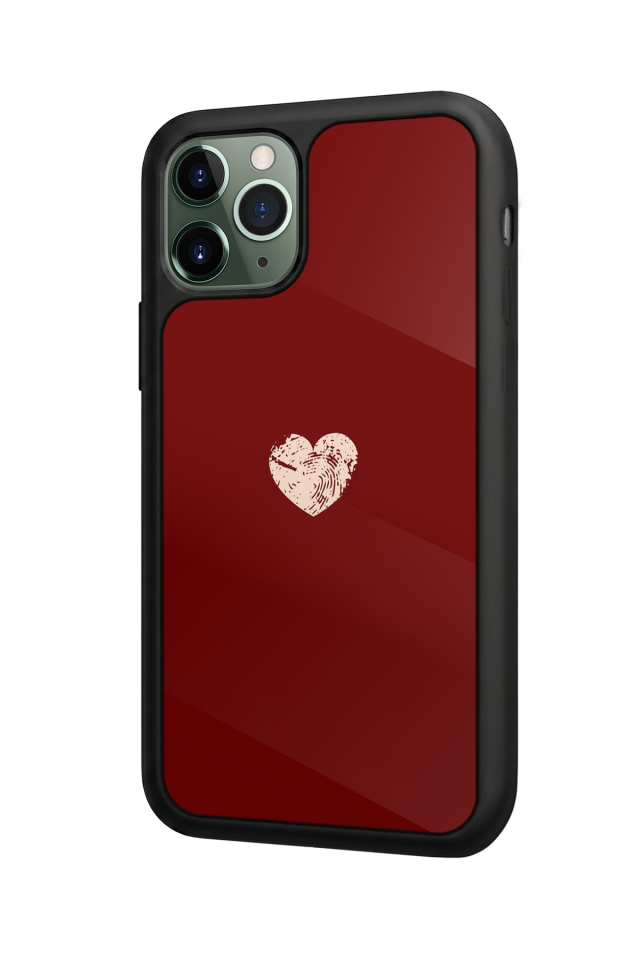 iPhone 11 Pro Uyumlu Kalp Love Tasarımlı Glossy Premium Kılıf