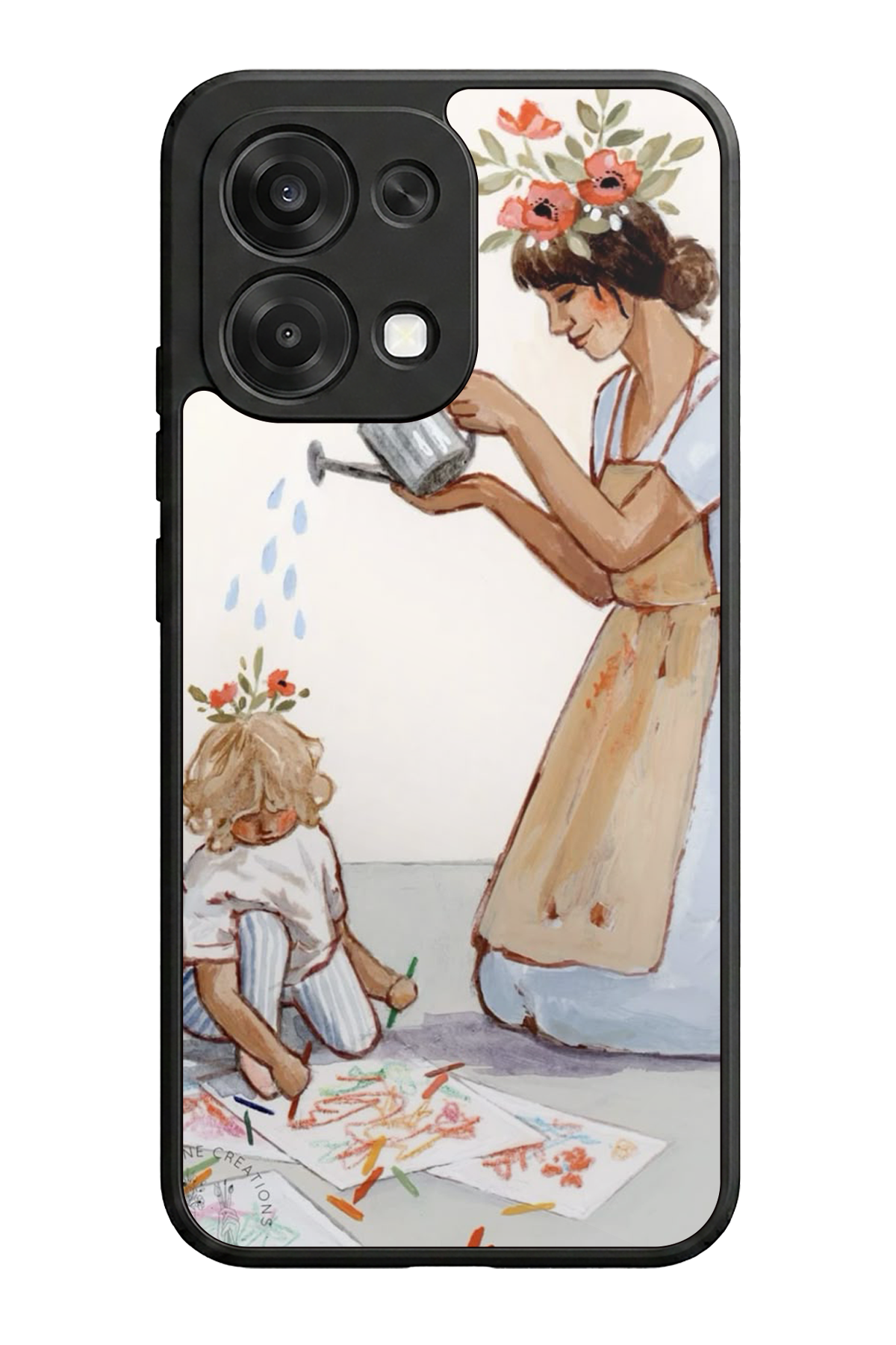 Oppo A6 Pro Uyumlu Kalp Love Tasarımlı Glossy Premium Kılıf
