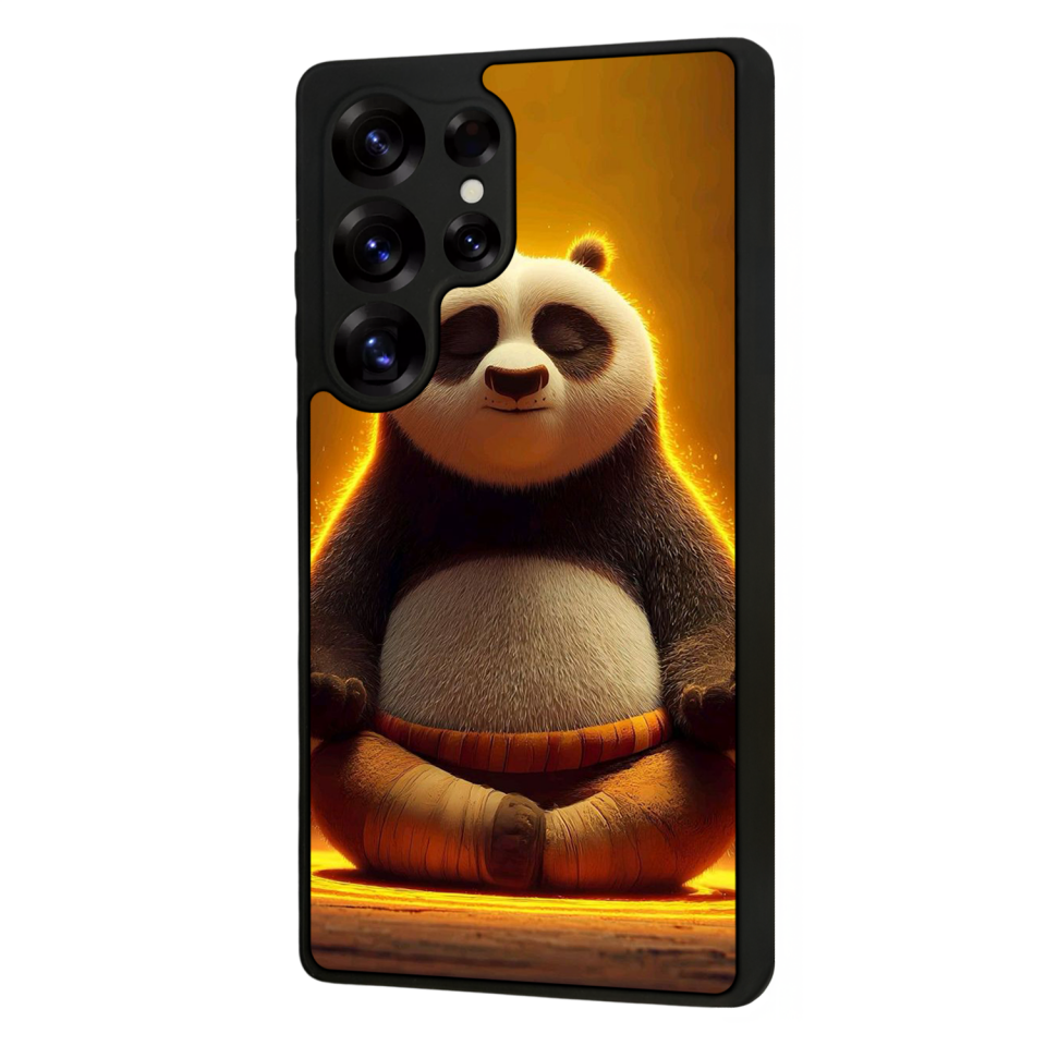 Samsung Galaxy S25 Ultra Uyumlu Kung Fu Panda Tasarımlı Glossy Premium Kılıf