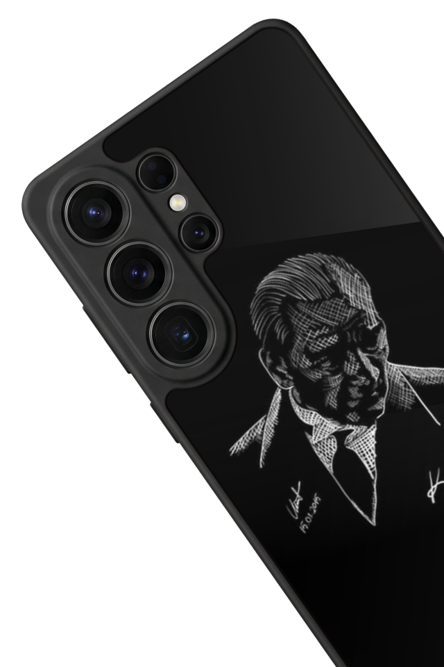 Samsung Galaxy S26 Ultra Uyumlu Mustafa Kemal Ataturk Tasarımlı Glossy Premium Kılıf