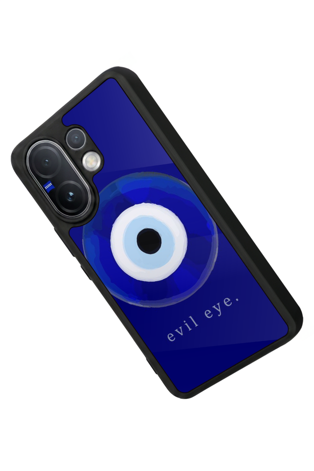 Vivo V60 Uyumlu Nazar Tasarımlı Glossy Premium Kılıf