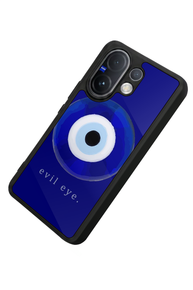 Vivo V60 Uyumlu Nazar Tasarımlı Glossy Premium Kılıf