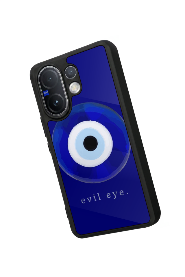 Vivo V60 Uyumlu Nazar Tasarımlı Glossy Premium Kılıf
