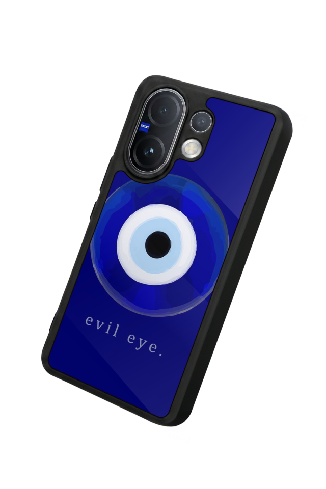 Vivo V60 Uyumlu Nazar Tasarımlı Glossy Premium Kılıf