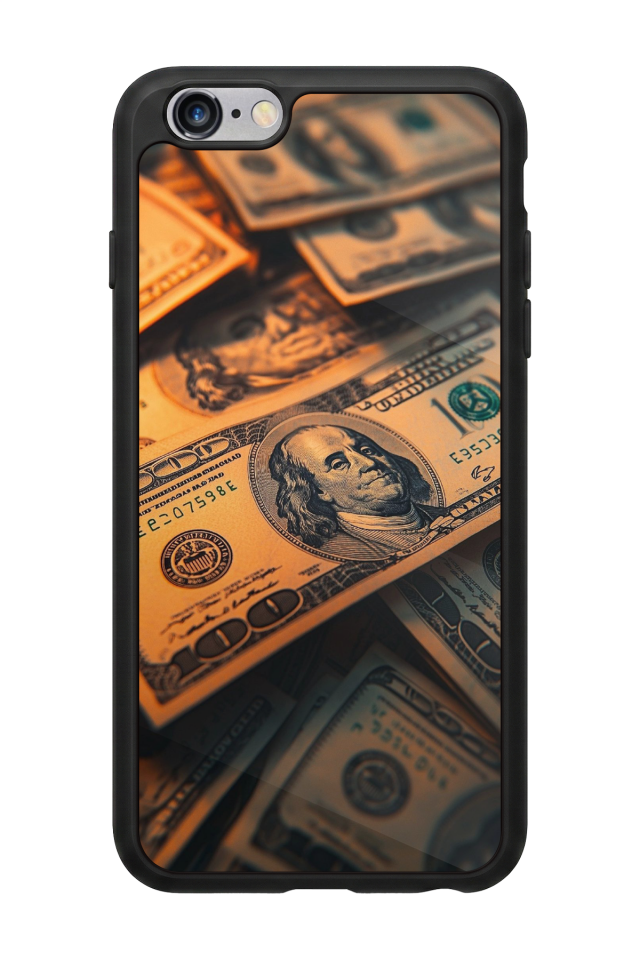 iPhone 6s Plus Uyumlu Para Tasarımlı Glossy Premium Kılıf