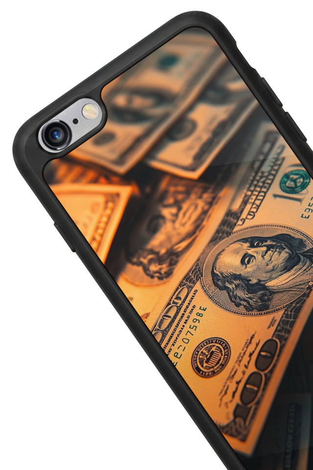 iPhone 6s Plus Uyumlu Para Tasarımlı Glossy Premium Kılıf