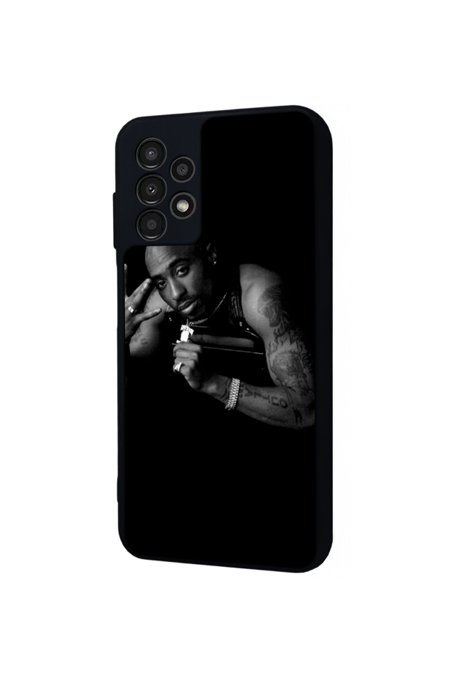 Samsung Galaxy A23 Uyumlu Tupac Tasarımlı Glossy Premium Kılıf
