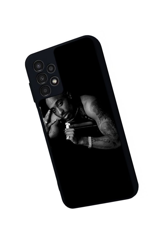 Samsung Galaxy A23 Uyumlu Tupac Tasarımlı Glossy Premium Kılıf