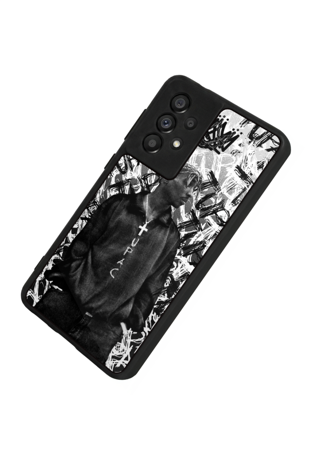 Samsung Galaxy A73 Uyumlu Tupac Tasarımlı Glossy Premium Kılıf